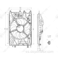 52015585 Ventilador de refrigeración del radiador del coche para FIAT